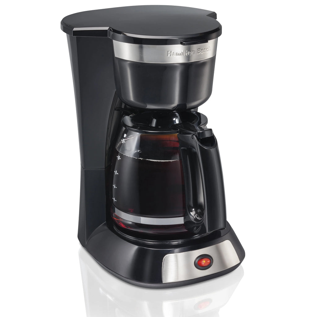 12 Cup Coffee Maker, 96 fl oz, Stainless Steel I646