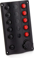 5 Push Button Switch Panel with USB Port V375