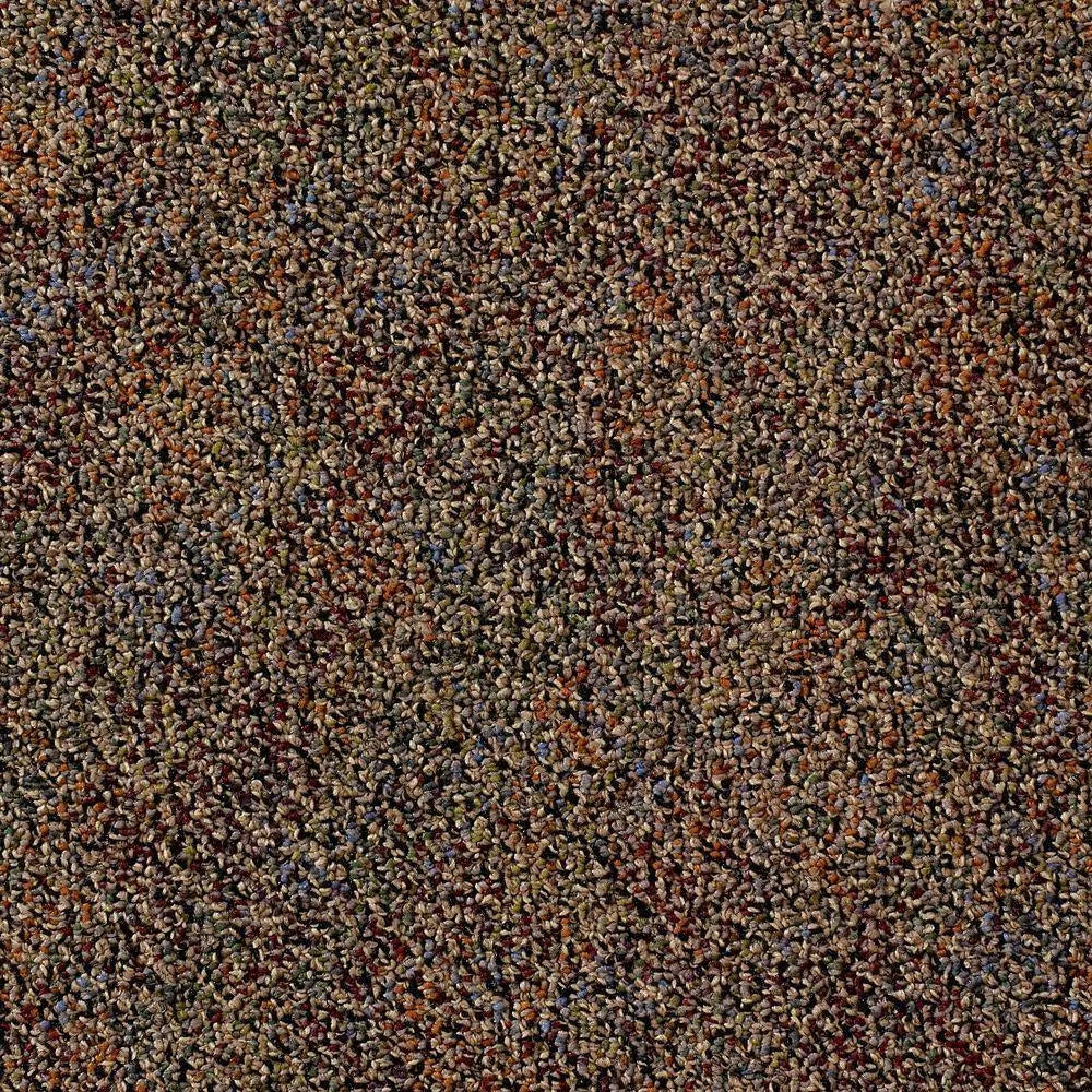 Modular Carpet Tile Kit 24 in. x 24 in. Black/Tan/Multi Y7958