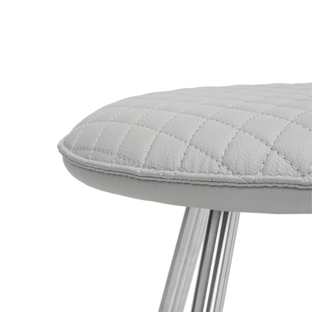 Grey Mid Century Modern Stool E20657