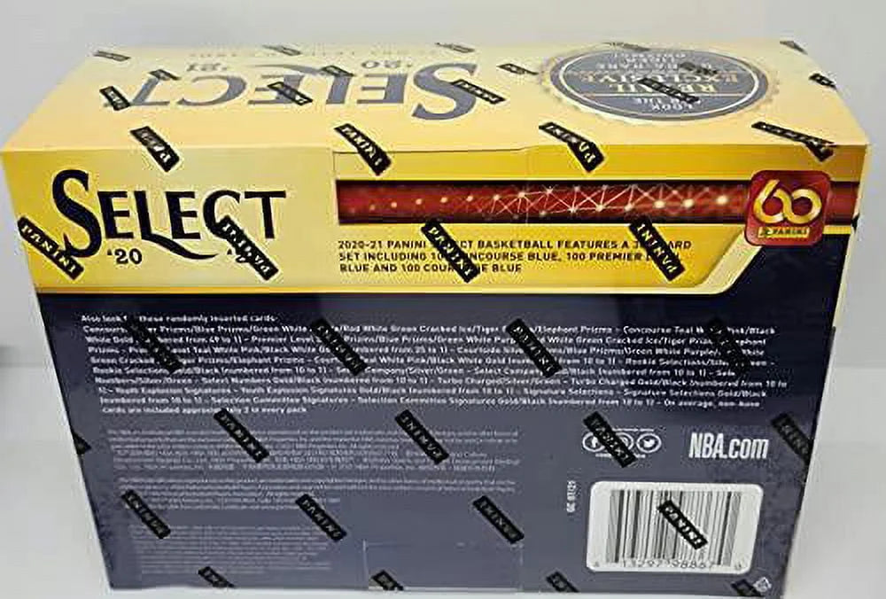 2020-21 Panini Select NBA Basketball Trading Cards Mega Box R62863
