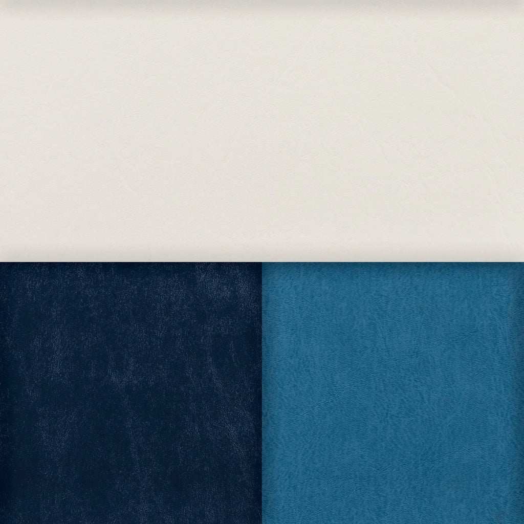Grey Navy Blue Bench Seat and Backrest Cushion Set J5915