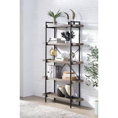 Gray Oak Standard Bookcase V63388
