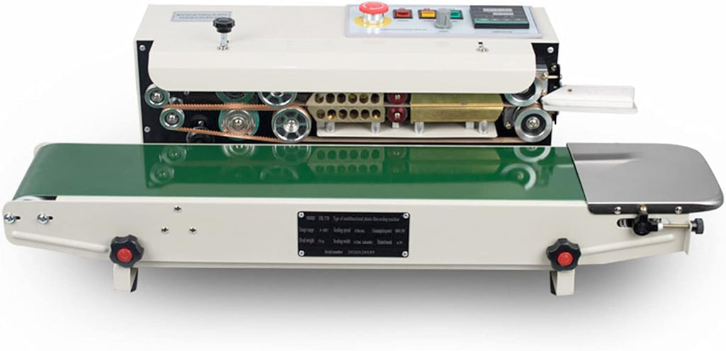 Continuous Sealing Machine Automatic Band Sealer with Digital Thermostat for Plastic Poly Bag Film 110V M720