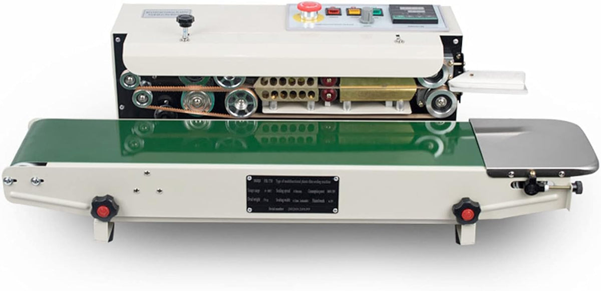 Continuous Sealing Machine Automatic Band Sealer with Digital Thermostat for Plastic Poly Bag Film 110V M720