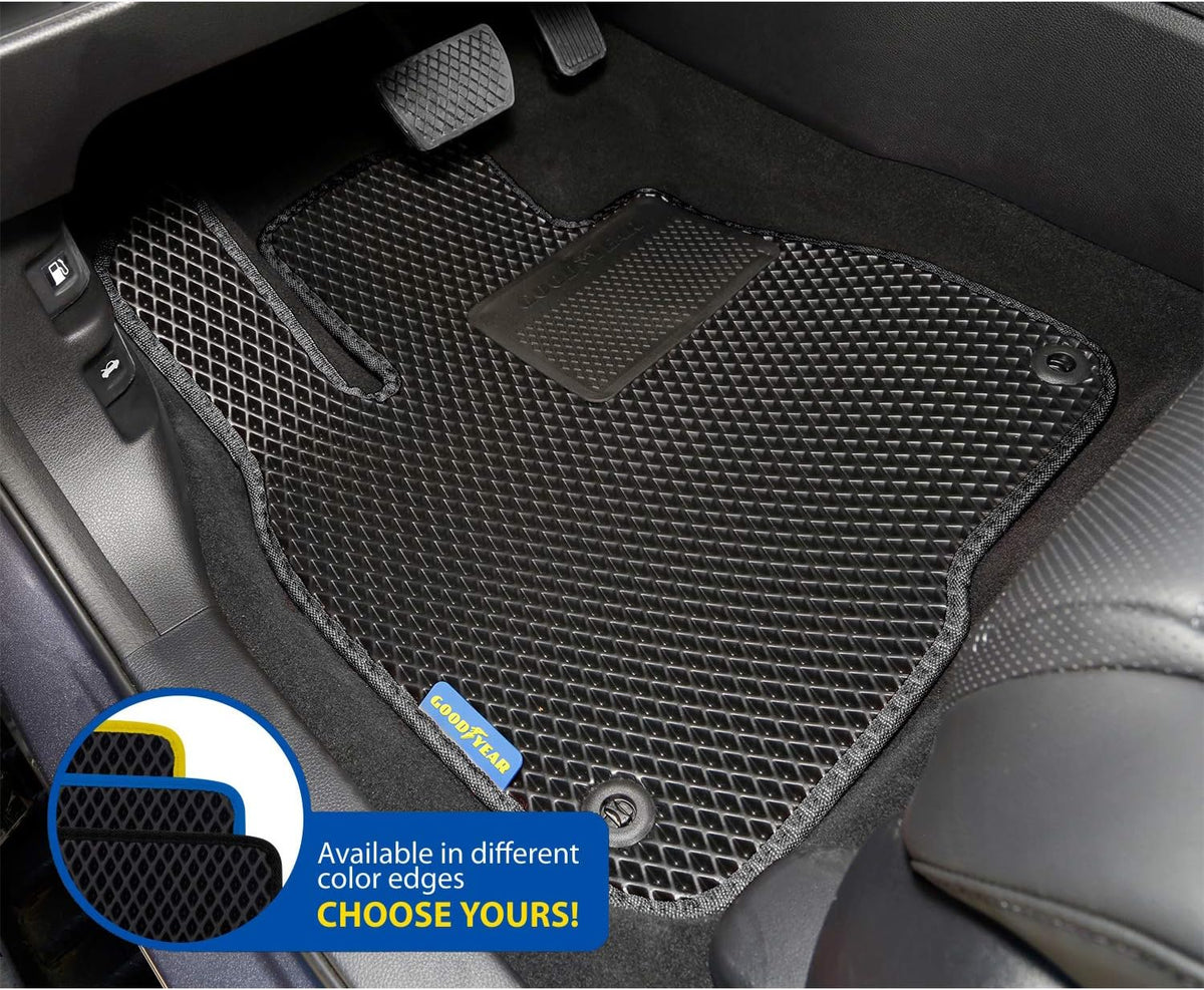 Black 5 Pc All-Weather Car Floor Liners Q44199
