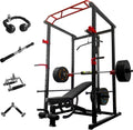 Power Cage Pullup Squat Rack 1000Lbs Capacity I920806