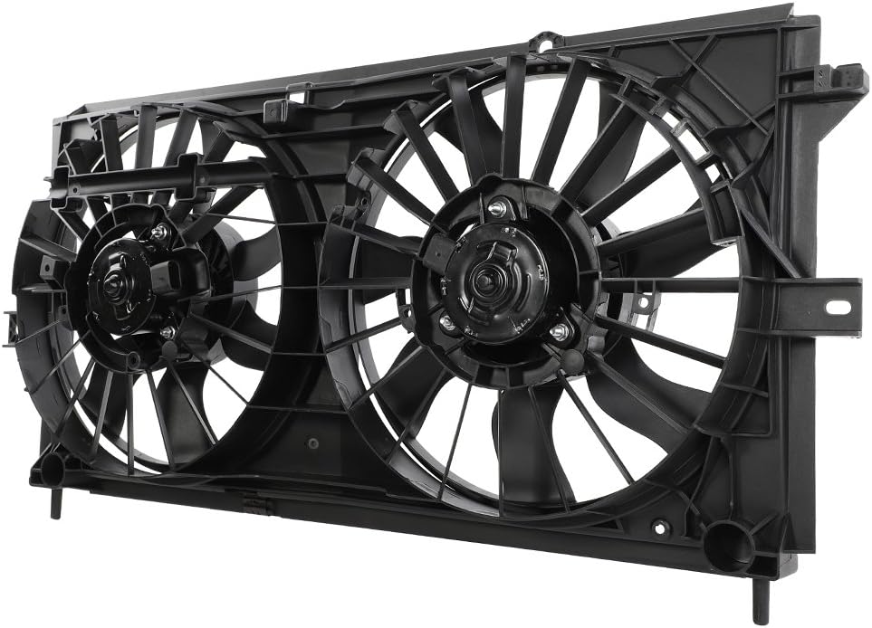 Radiator Cooling Dual Fan Assembly for 2000-2003 Chevrolet Impala Monte V6 3.4L 3.8L M251