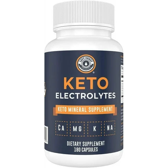 Keto Electrolyte Supplement Tablets - Magnesium, Sodium, Potassium & Minerals - 180 Ct W69215