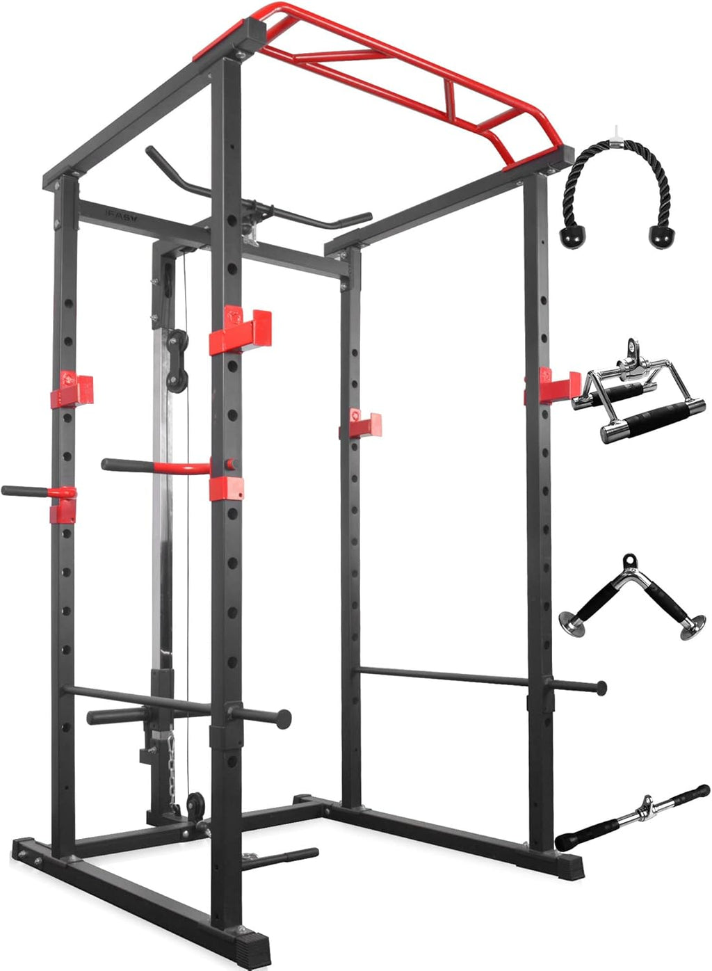 Power Cage Pullup Squat Rack 1000Lbs Capacity I920806