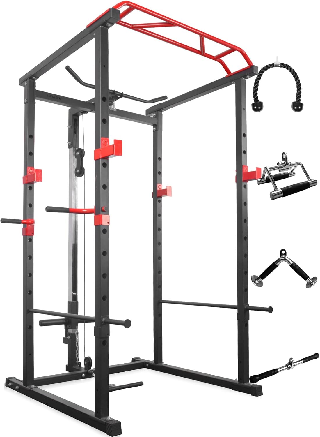Power Cage Pullup Squat Rack 1000Lbs Capacity I920806