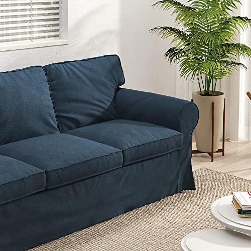 3 Seat Linen Sofa Cover S237468