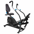 Black Recumbent Cross Trainer and Cardio Elliptical O5848