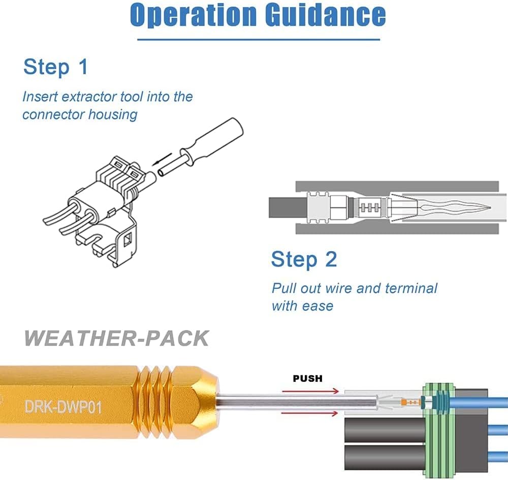 Weather Pack Terminal Extraction Removal Tool I406
