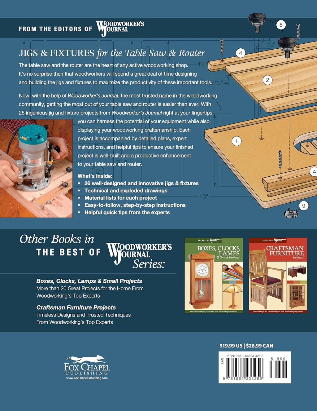 26 Innovative Designs for the Table Saw & Router T83443