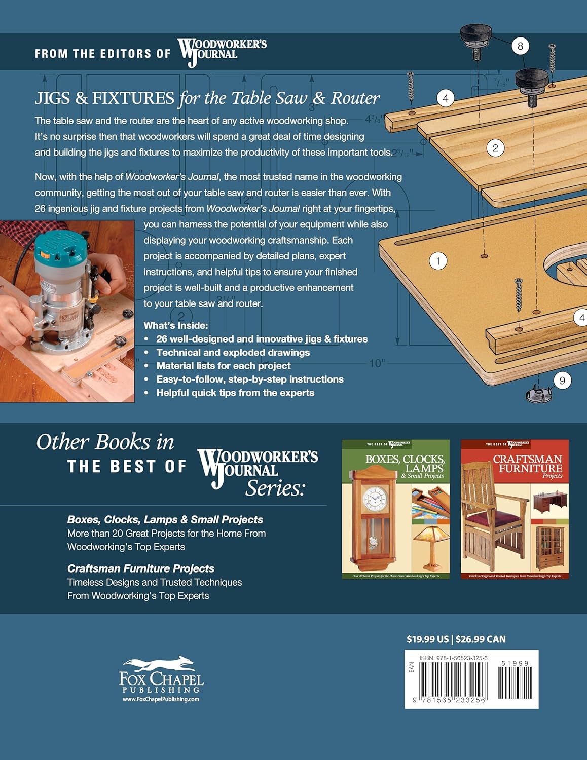 26 Innovative Designs for the Table Saw & Router T83443