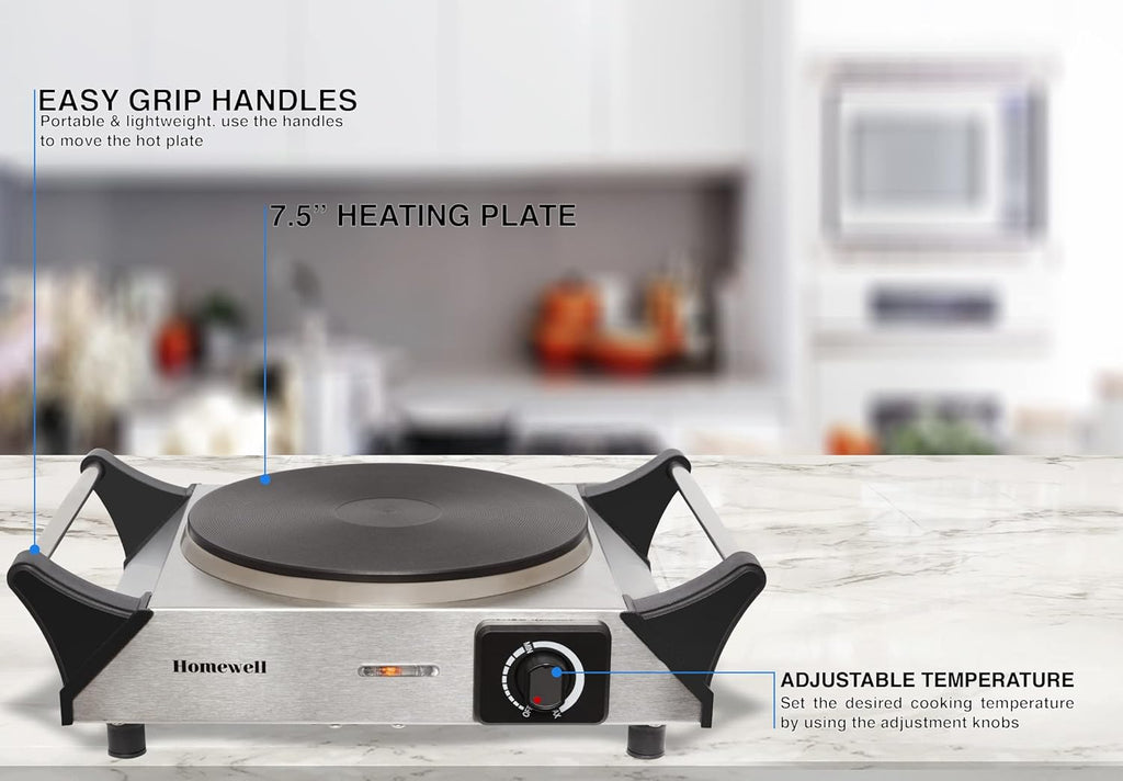 Electric Cast Iron Hot Plate Pack of 2 N452