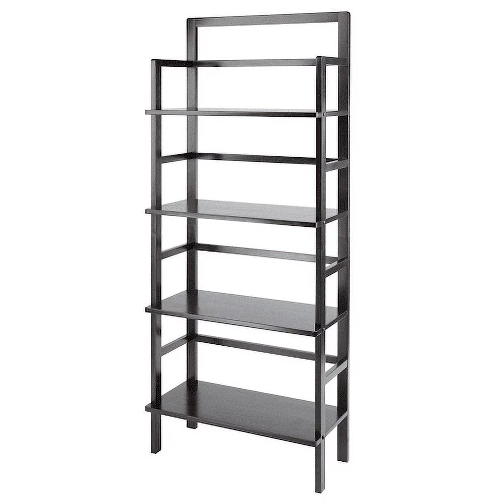 Coffee Brown Solid Wood 4 Tier Bakers Rack C9375