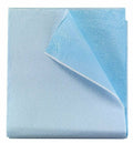 Blue 40 W x 72 L inch Disposable Stretcher Sheet - 50 Pack M2452