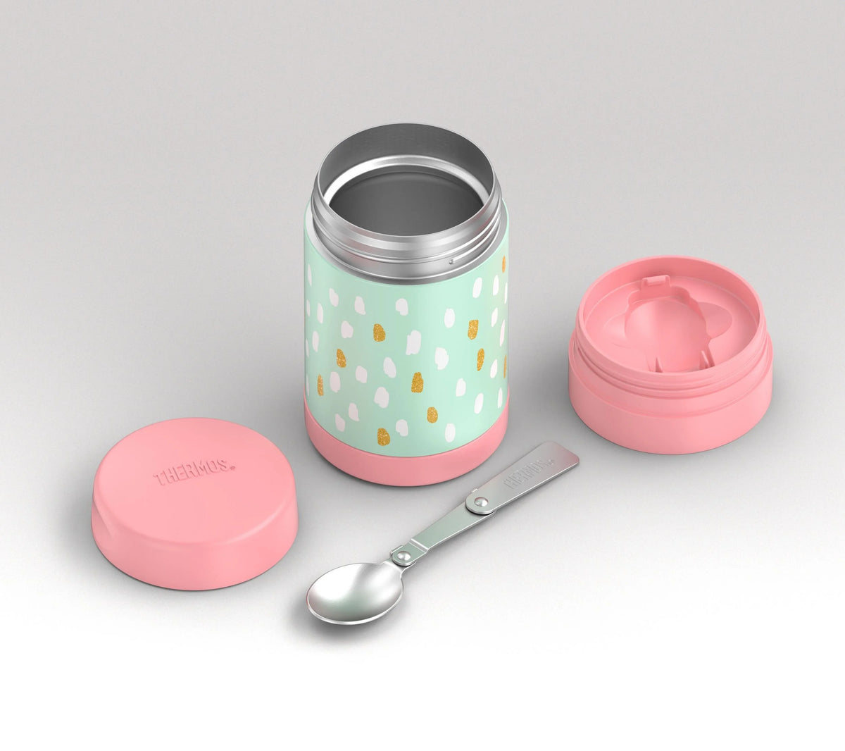 16oz Stainless Steel Vacuum Insulated Food Jar with Spoon S78901