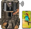 4K 30MP H.265 WiFi Trail Camera with Night Vision, Waterproof IP66, 64GB SD Card Included T674629