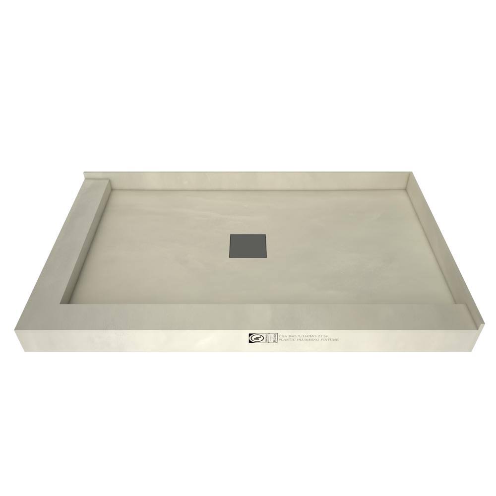 42x22 x 36x22 Double Threshold Shower Base with Drain O386