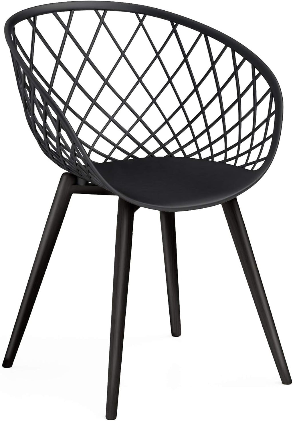 Black Dining Chair Set of 2 W452