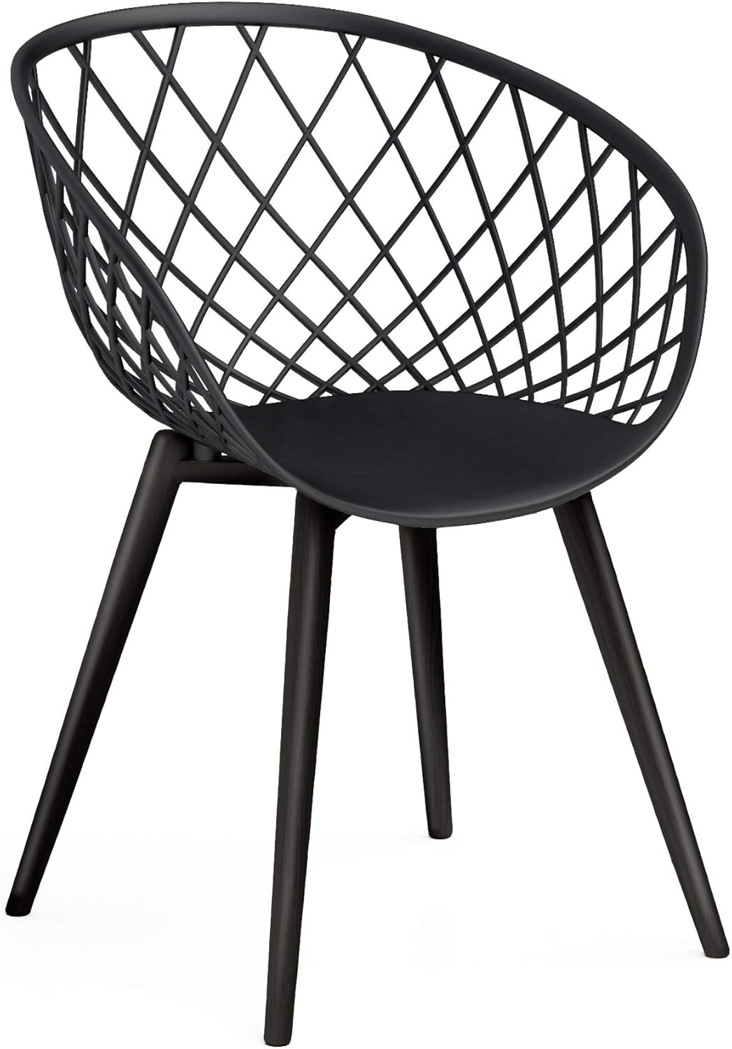 Black Dining Chair Set of 2 W452