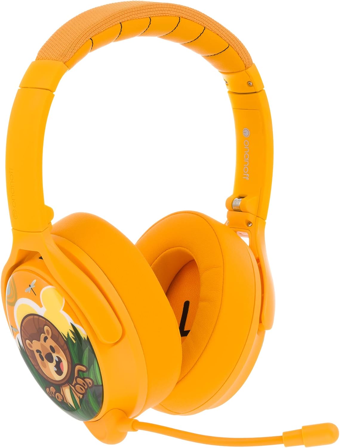 Snow White Over-Ear Bluetooth Headphones with Detachable Boom Microphone L9508