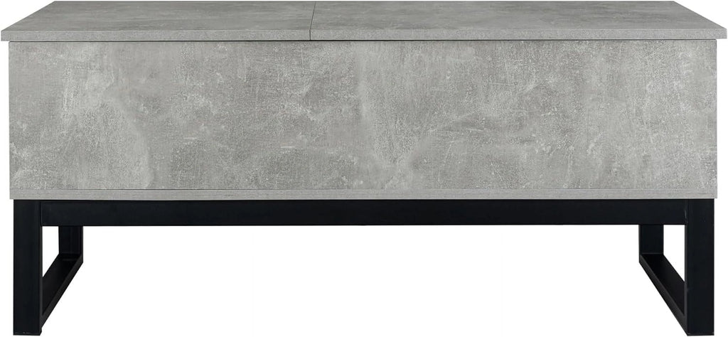 Gray Lift Top Coffee Table with Hidden Compartment T674797