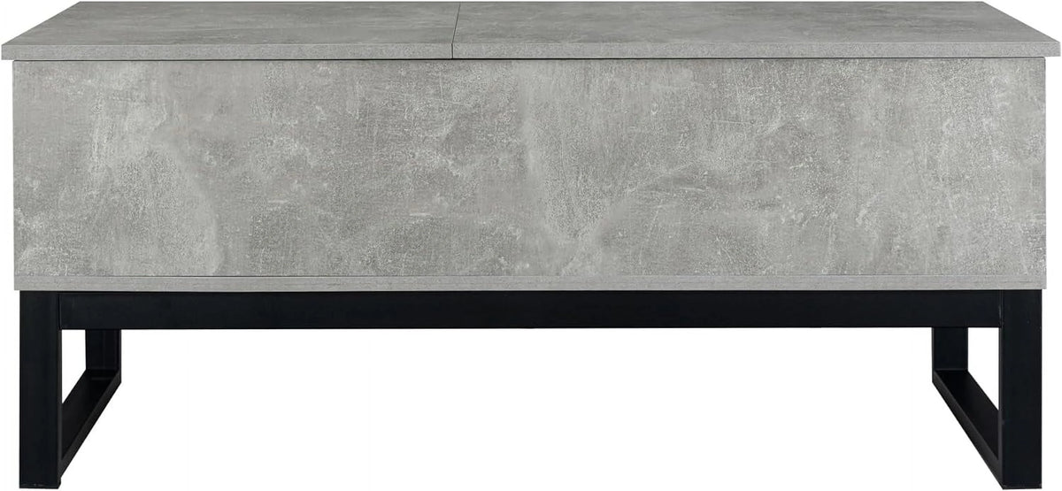 Gray Lift Top Coffee Table with Hidden Compartment T674797