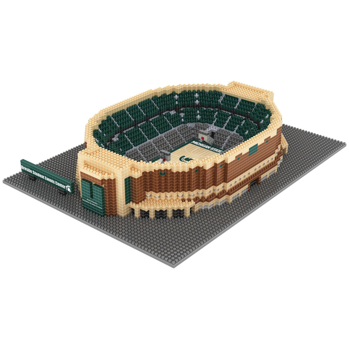 Michigan State Spartans NCAA 3D BRXLZ Basketball Arena X68838