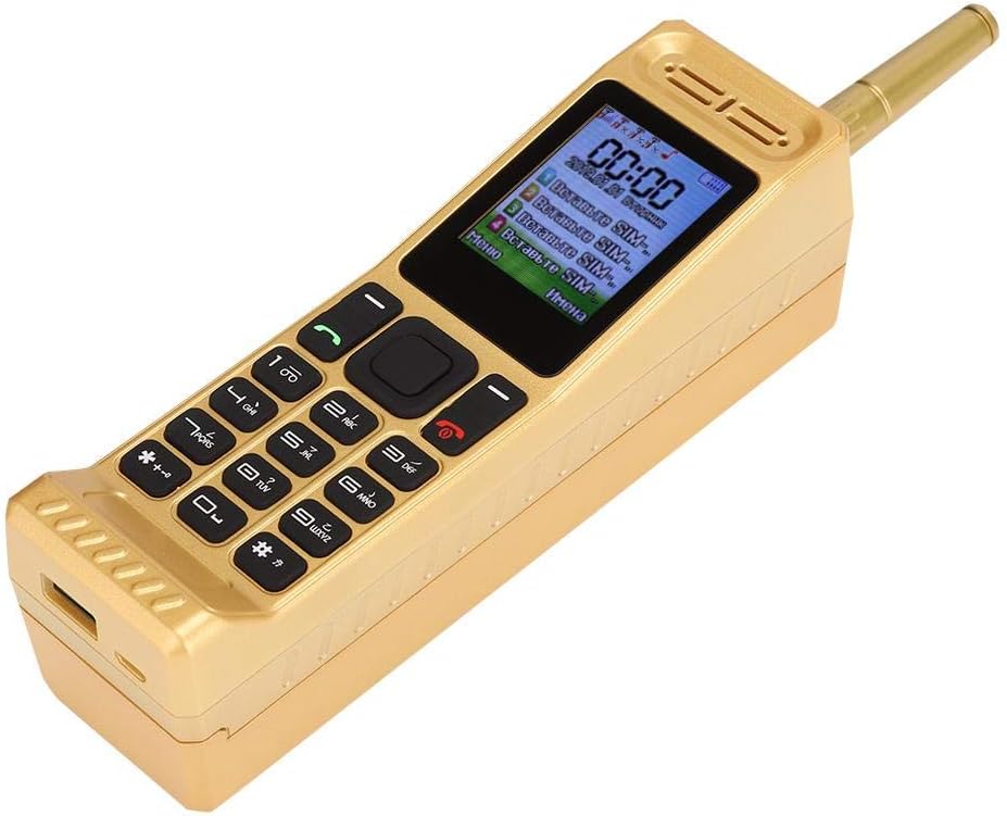 Black Quad-Band 2G GSM Retro Mobile Phone K30945