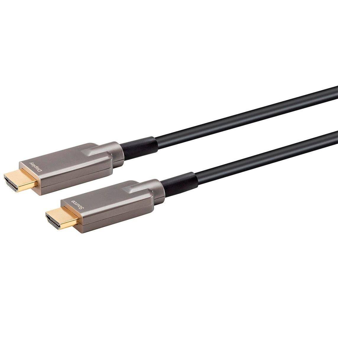 Black 75 Feet 4K@60Hz HDR Fiber Optic HDMI Cable N477