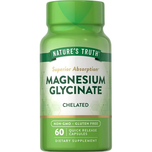 Magnesium Glycinate 60 Quick Release Capsules V66167