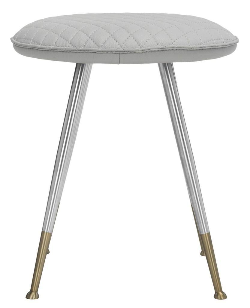 Grey Mid Century Modern Stool E20657