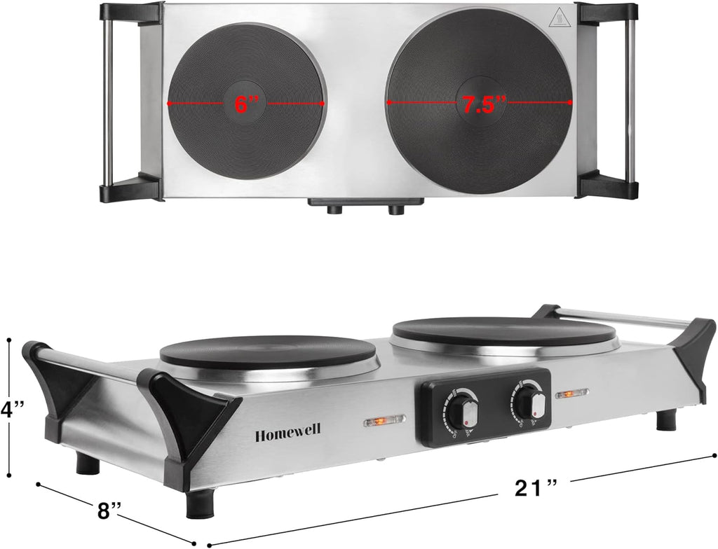 Electric Cast Iron Hot Plate Pack of 2 N452