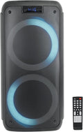 Dual 6.5" Portable Bluetooth Speaker with Sound Activated Lights J192031