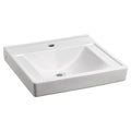 White 20x22 Wall Mounted Bathroom Sink Y7207