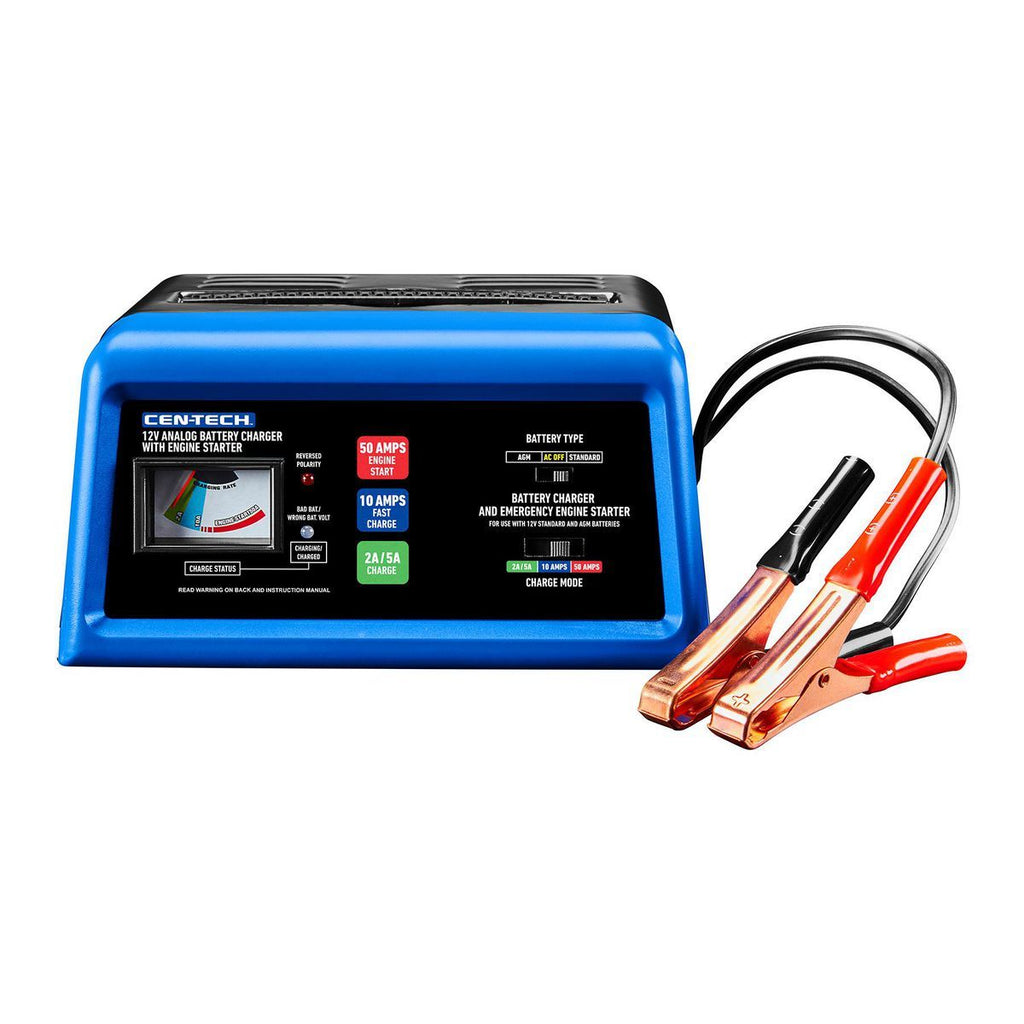 12V Analog Charger with Engine Start D940
