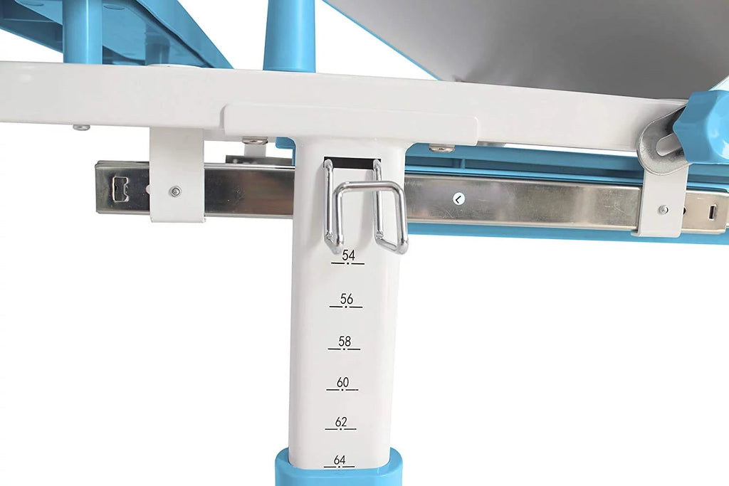 Height Adjustable Blue Kids Desk and Chair Set Z955
