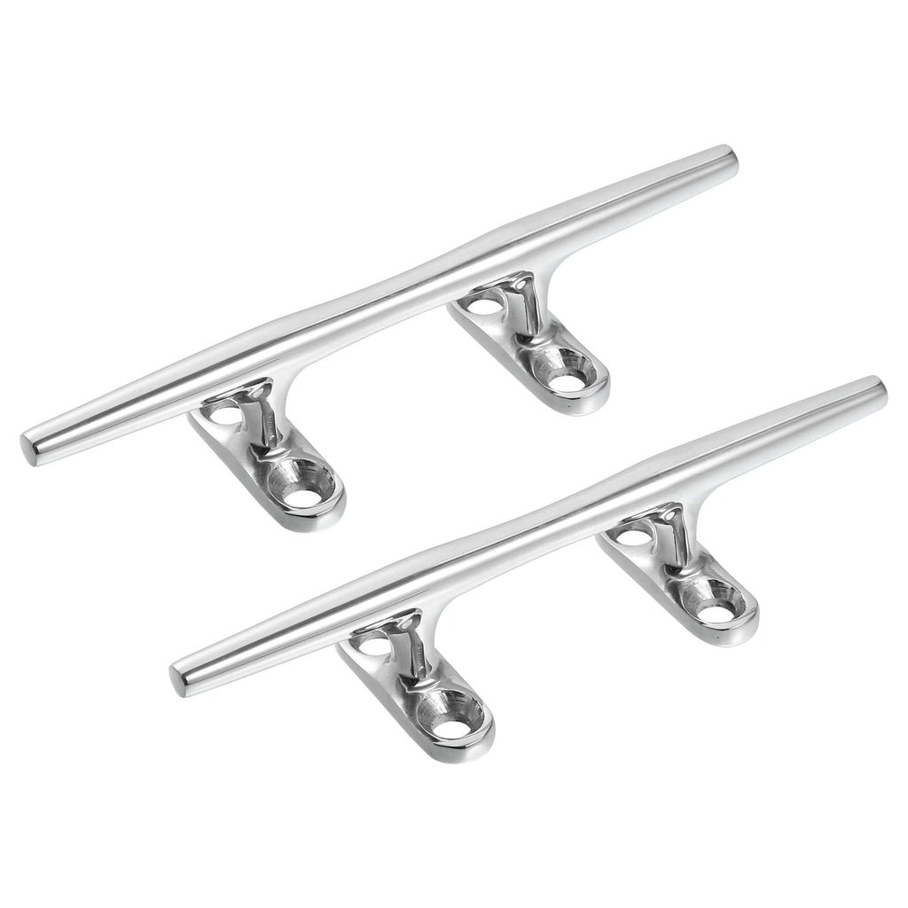 Stainless Steel Flagpole Cleat Hook Deck Cleat Rope Cleat Handle for Marine Boat Ship T21132