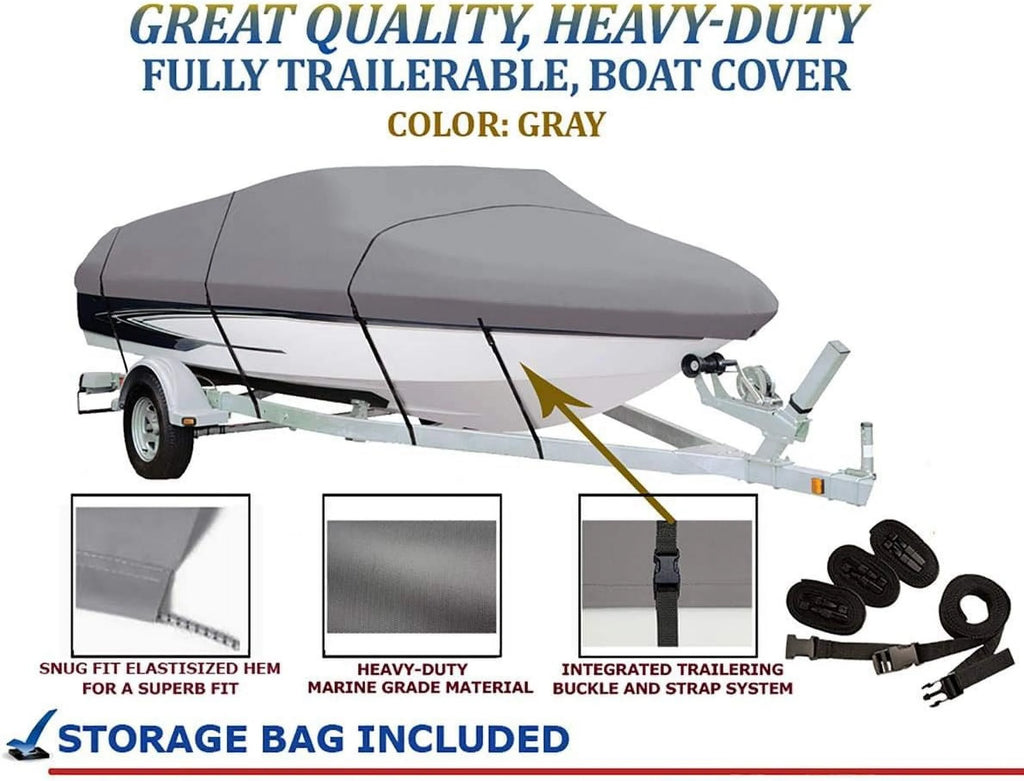 Boat Cover for Four Winns Horizon 180 I/O Grey I175