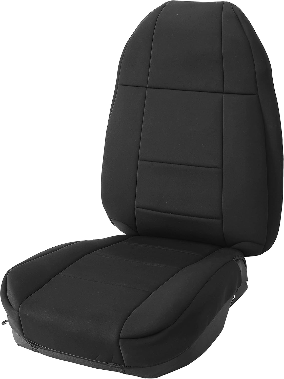 Black Cloth Front and Rear Seat Covers Set O3192