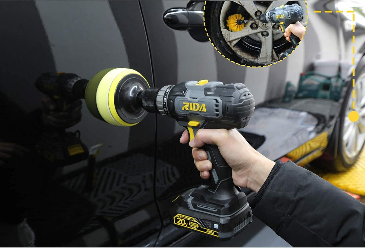 20V Cordless Electric Power Drill Set with 2.0AH Li-Battery Q82120