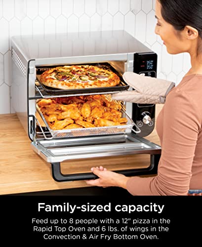 12-in-1 Double Oven with FlexDoor, Stainless Steel G344