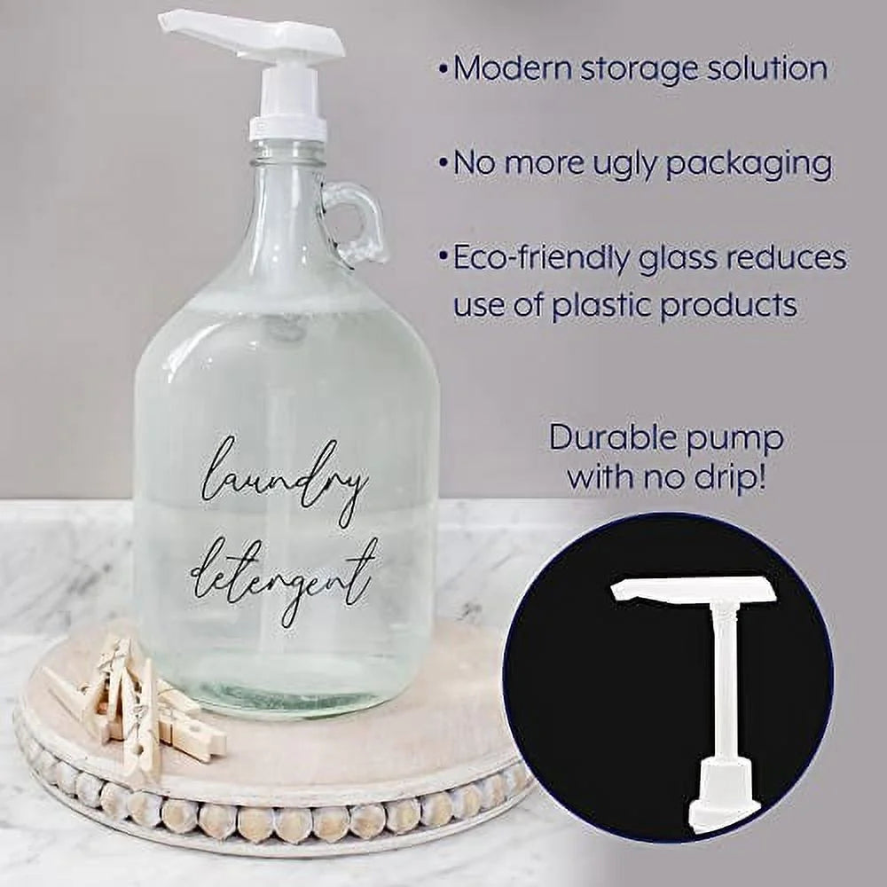 Glass Pump Bottle Soap Dispenser H6899