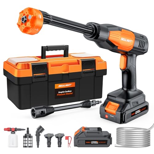 Cordless Pressure Washer with Rechargeable 3.0Ah Batteries W991