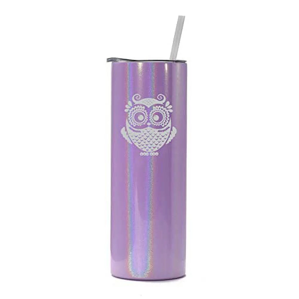 20 oz Stainless Steel Vacuum Insulated Tumbler with Straw Z55038
