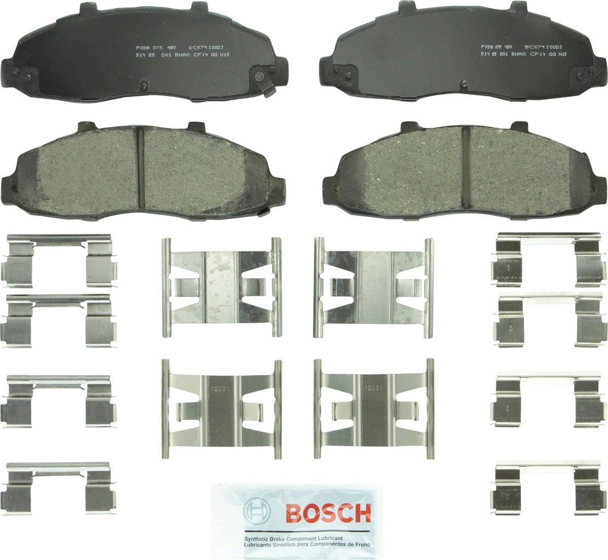 Front Disc Brake Pads D809
